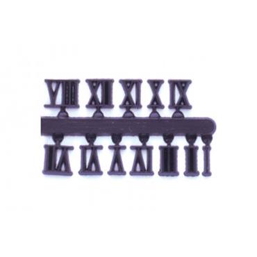 19mm Full Roman Numerals Black