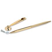 Gold Ball Point Twist Pen with Holder