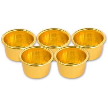 Brassed Candle Cups - Pack of 5