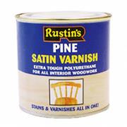 Rustins Qick Dry Pine Satin Varnish 500ml