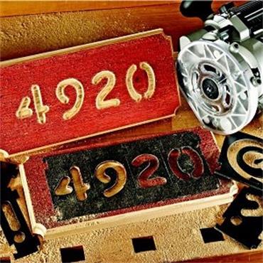 Bench Dog Interlock Numbering Sign Kit 31pce 237890