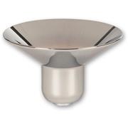 Deluxe Wide Rimmed Candle Cup Chrome