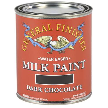 General Finishes Milk Paint Dark Chocolate 473ml GF10390
