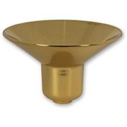DeLuxe Wide Rimmed Solid Brass Candle Cup