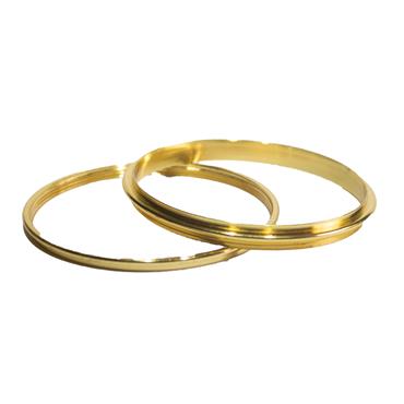 70mm Rings - 24K Gold Plated
