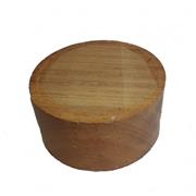 Iroko Wooden Bowl Blank 140 x 140 x 70mm