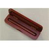 Oblong Rosewood Stained Pen Box - Single