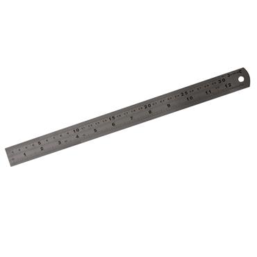 300 mm rule imperial and metric