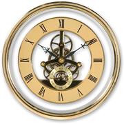 150mm Gold Finish Skeleton Clock